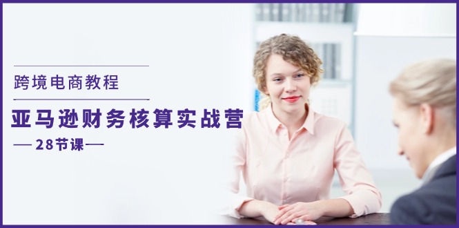 （11706期）跨境电商教程：亚马逊-财务核算实战营（28节课）-屈原聊项目