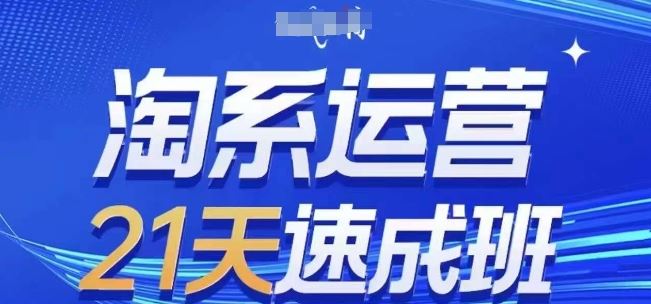 淘系运营21天速成班(更新24年8月)，0基础轻松搞定淘系运营，不做假把式-屈原聊项目