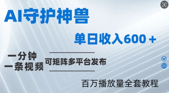 制作各省守护神，100多W播放量的视频只需要1分钟就能完成【揭秘】-屈原聊项目