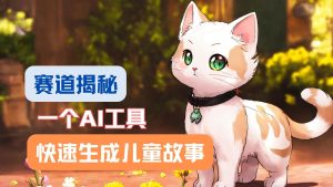 利用AI工具一分钟制作原创视频，多种变现方式，复制粘贴月入2w+！-屈原聊项目