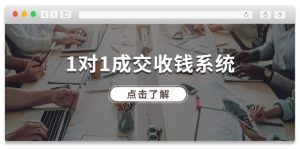 1对1成交收钱系统，全网130万粉丝，十年专注于引流和成交！-屈原聊项目
