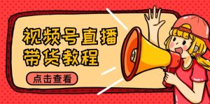 视频号直播带货教程:选品思路与话术拆解/掌握多种带货套路/提升直播效果-屈原聊项目