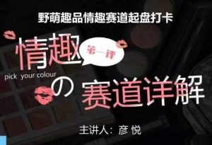 比高社群：情趣赛道训练营，野萌趣品情趣赛道起盘打卡，市场刚需项目-屈原聊项目