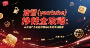 油管(youtube)挣钱全攻略:从开通广告收益到国内收款的实操指南(更新)-屈原聊项目