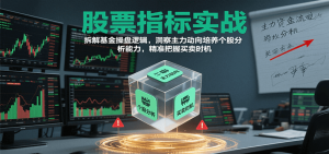 股票指标实战，基金操盘逻辑拆解，洞察主力动向培养个股分析能力把握买卖时机(更新)-屈原聊项目