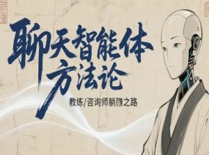 聊天智能体方法论-咨询师教师个人IP教程，咨询师教练躺賺之路-屈原聊项目