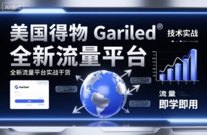 美国得物Gariled技术实战,全新流量平台实战干货,即学即用-屈原聊项目