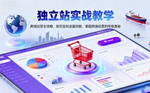 独立站实战教学,跨境经营全攻略,助您告别流量依赖,掌握跨境经营的终极奥-屈原聊项目