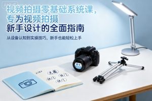 视频拍摄零基础系统课,专为视频拍摄新手设计的全面指南-屈原聊项目