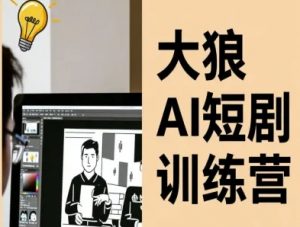 大狼AI短剧训练营-短剧课程(更新中)-屈原聊项目